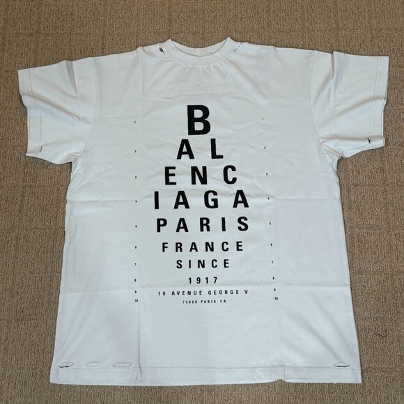 Balenciaga Optical Oversized T-Shirt - Picture 1 of 5